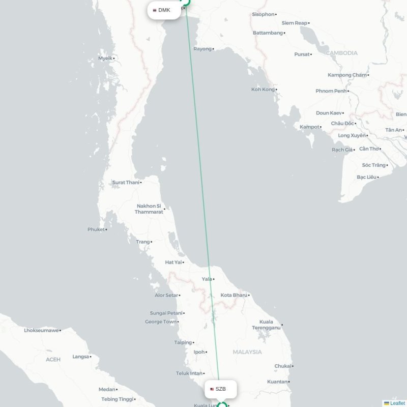 DMK - SZB route map