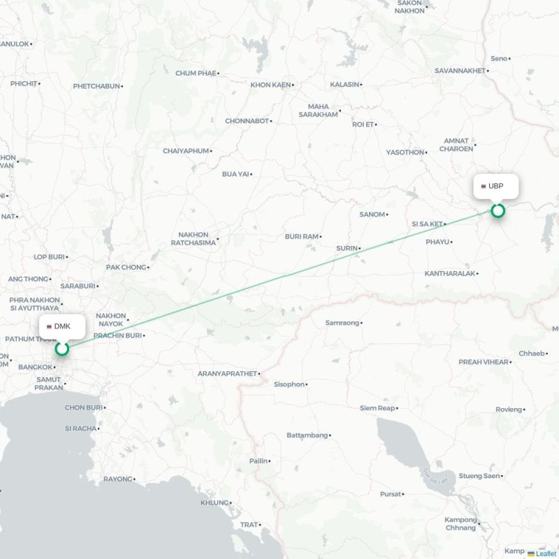 DMK - UBP route map