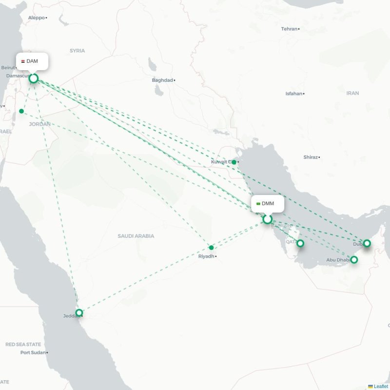 DMM - DAM route map