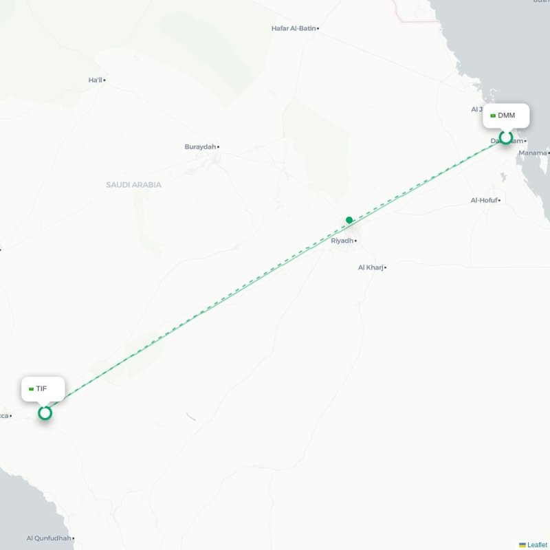 DMM - TIF route map