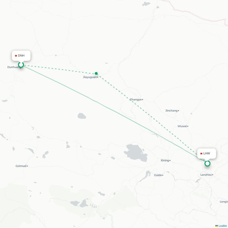 DNH - LHW route map
