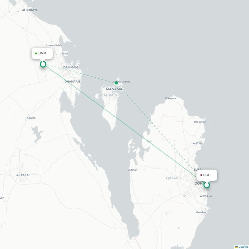 DOH - DMM route map