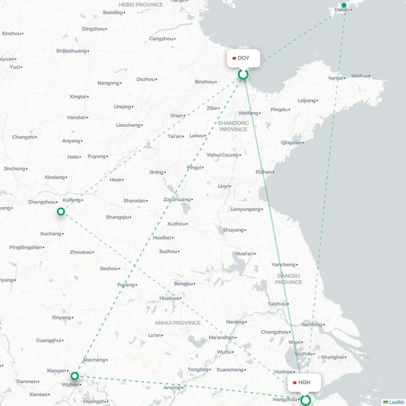 DOY - HGH route map