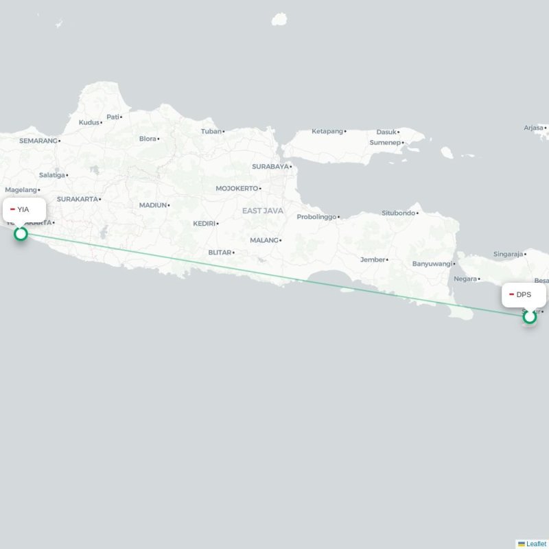 DPS - YIA route map