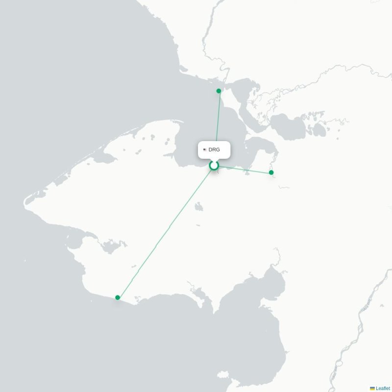 DRG - BKC route map