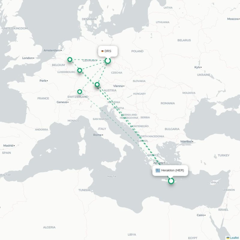 DRS - HER route map