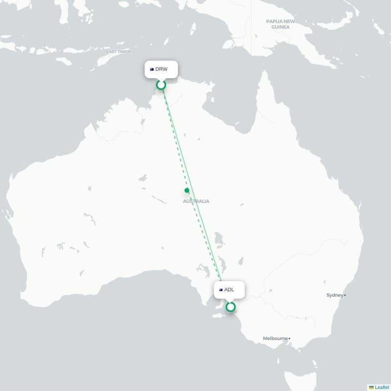 DRW - ADL route map