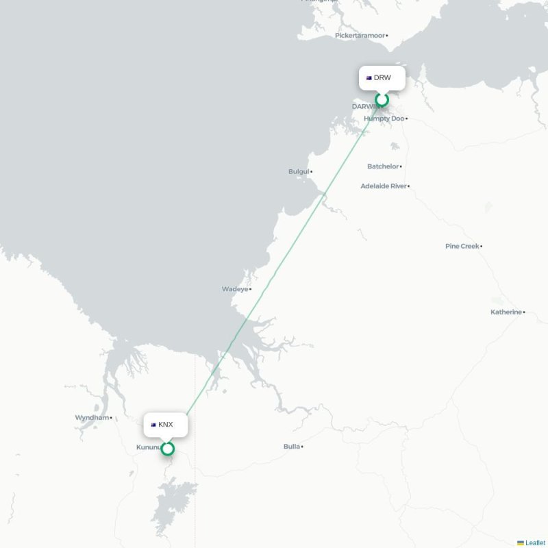 DRW - KNX route map