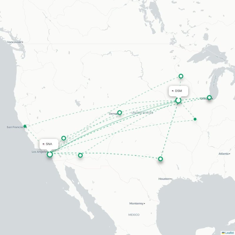 DSM - SNA route map
