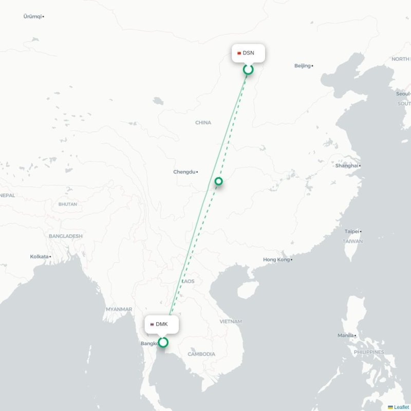 DSN - DMK route map