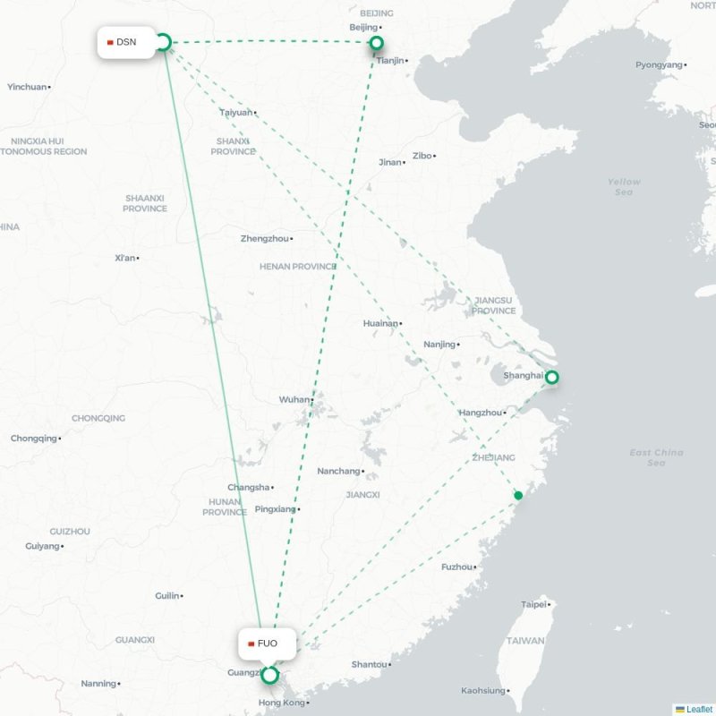 DSN - FUO route map