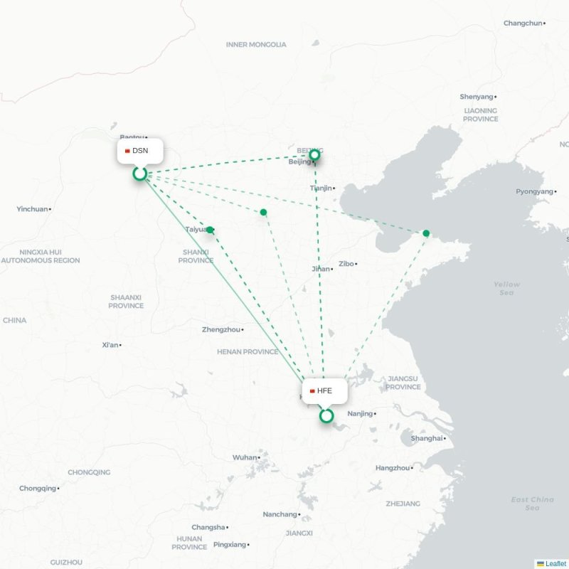 DSN - HFE route map