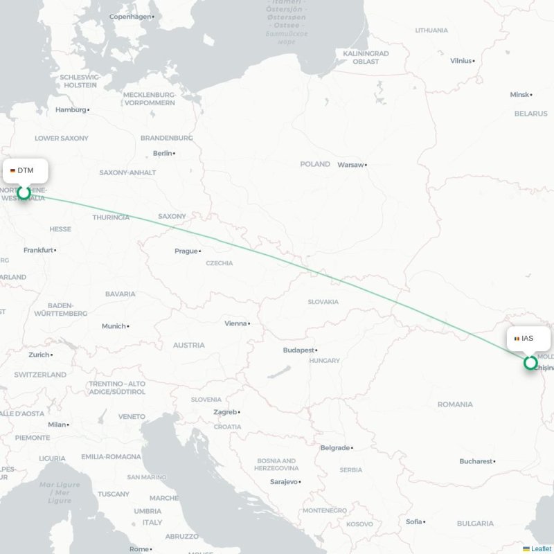 DTM - IAS route map