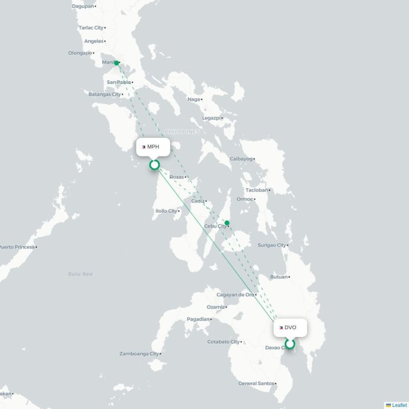 DVO - MPH route map