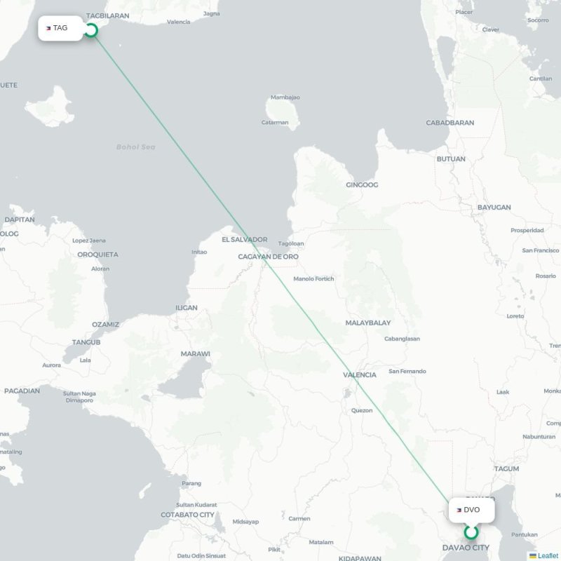 DVO - TAG route map