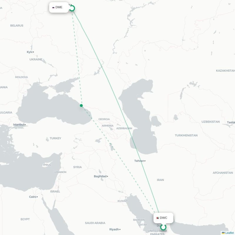 DWC - DME route map