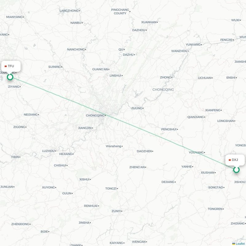 DXJ - TFU route map