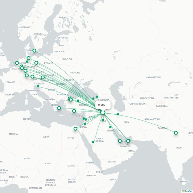 EBL - BSR route map