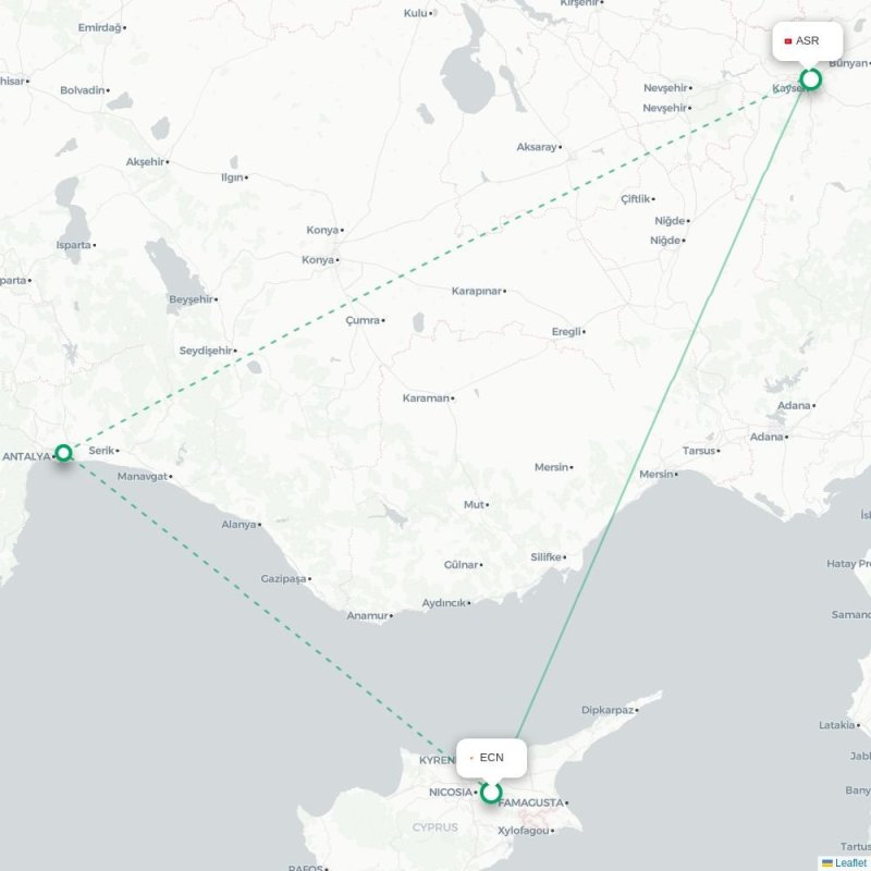 ECN - ASR route map