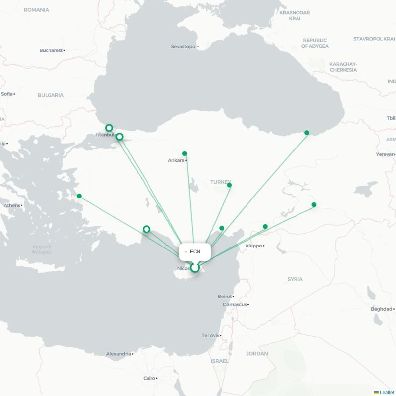 ECN - ESB route map