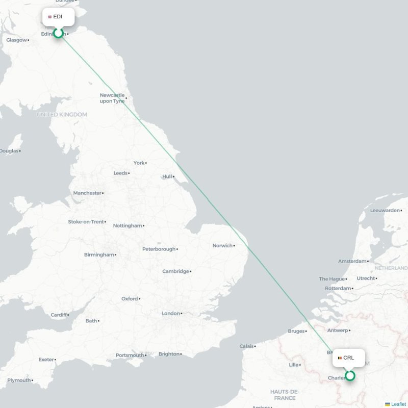 EDI - CRL route map