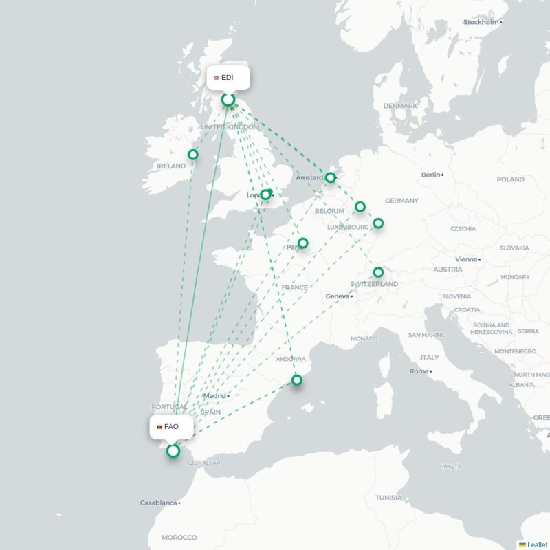 EDI - FAO route map