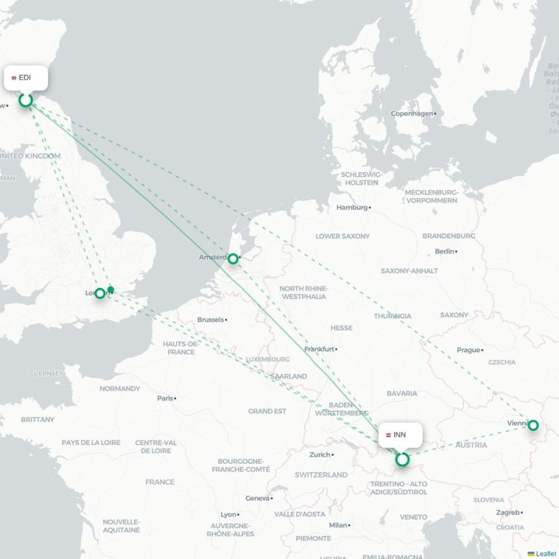 EDI - INN route map