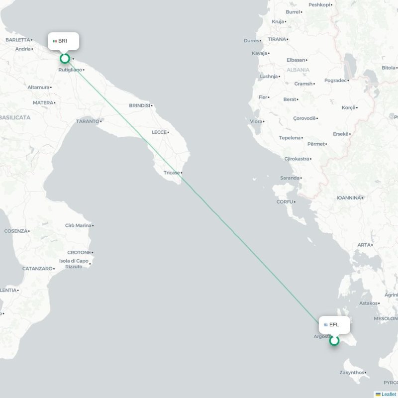 EFL - BRI route map