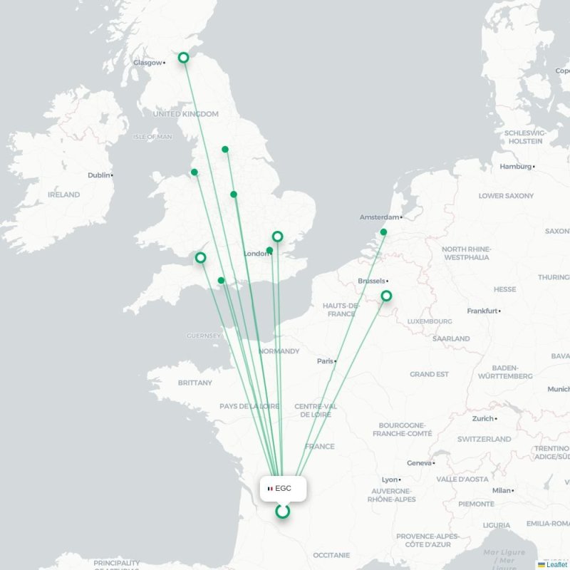 EGC - BOH route map