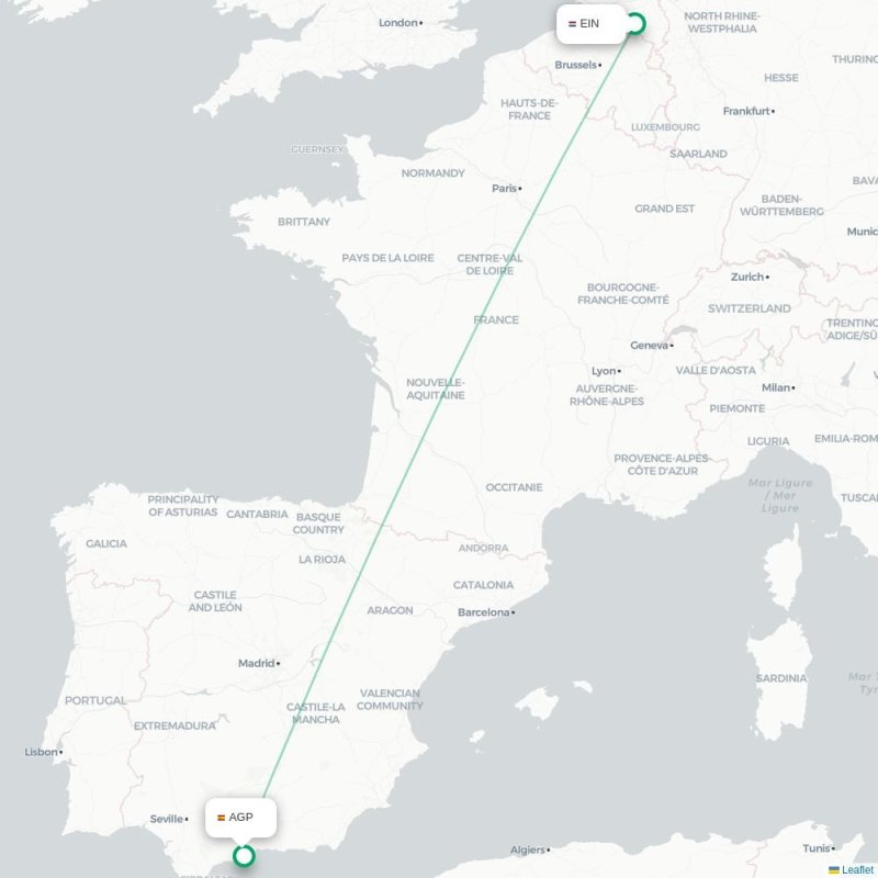 EIN - AGP route map
