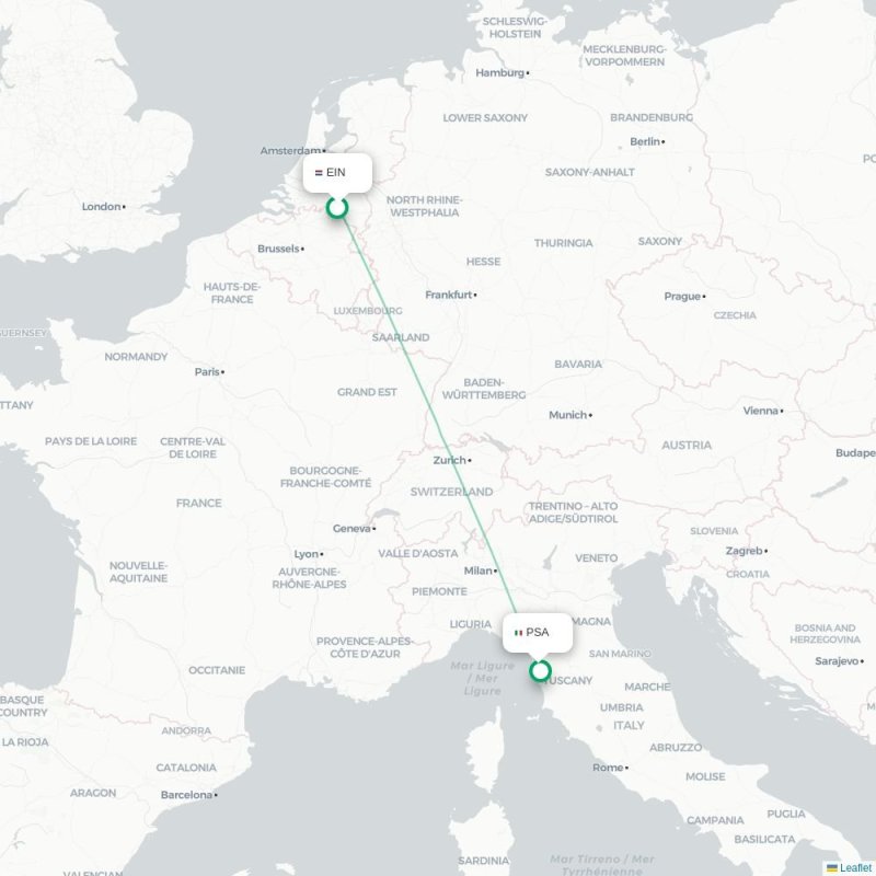 EIN - PSA route map