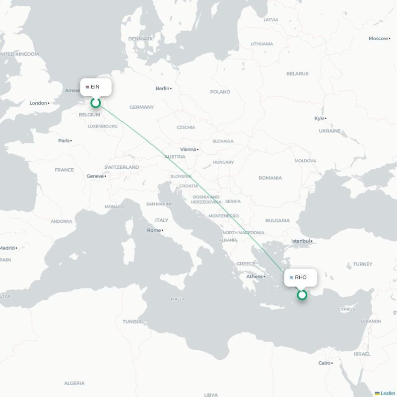 EIN - RHO route map