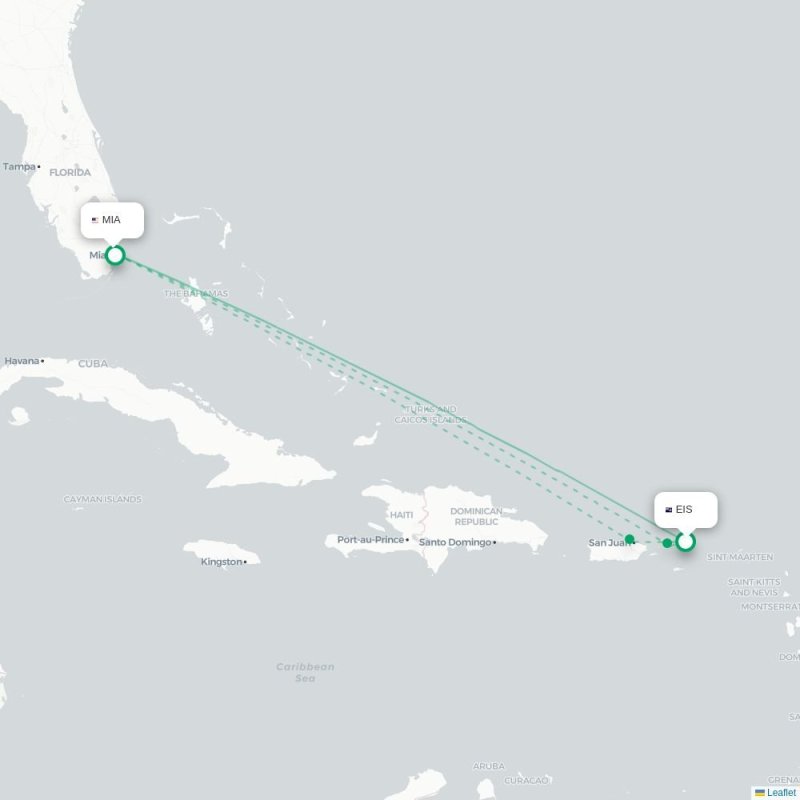 EIS - MIA route map