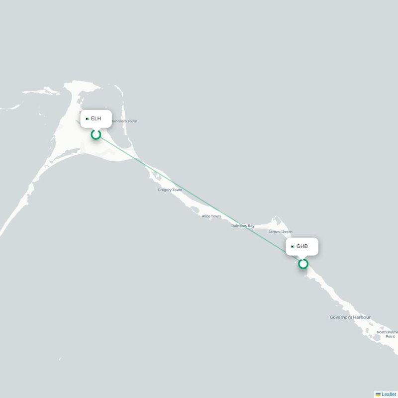ELH - GHB route map