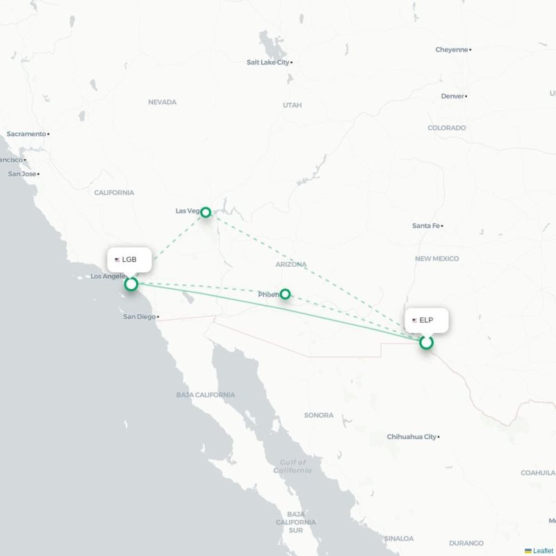 ELP - LGB route map