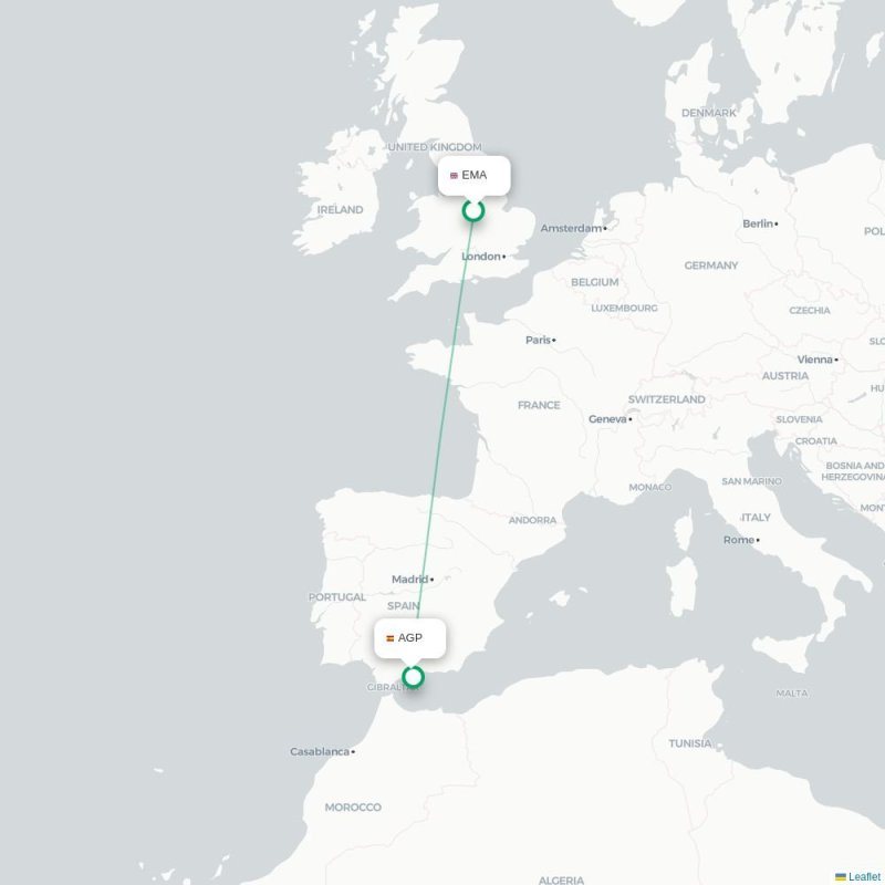 EMA - AGP route map