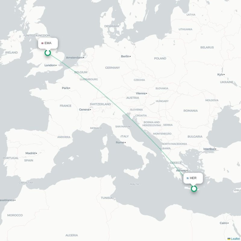 EMA - HER route map