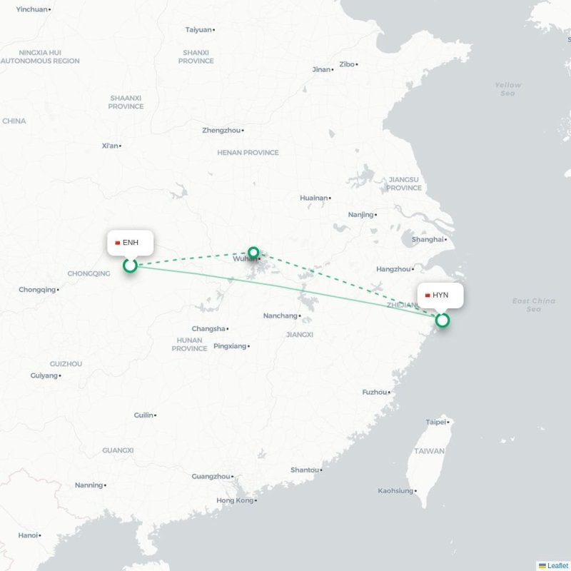 ENH - HYN route map