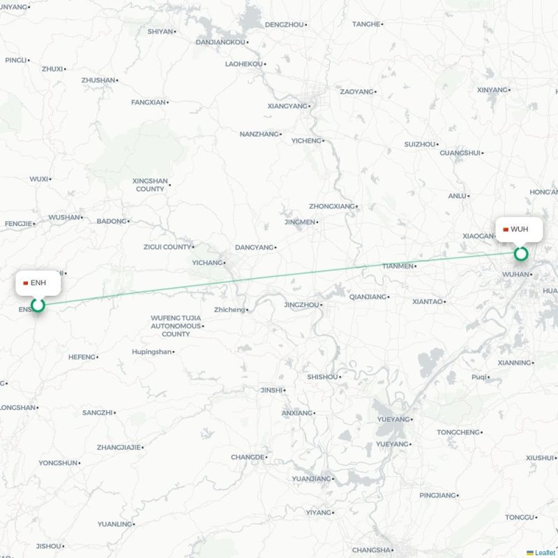 ENH - WUH route map