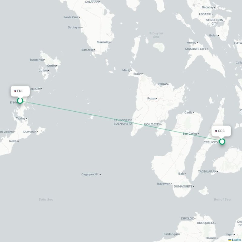 ENI - CEB route map