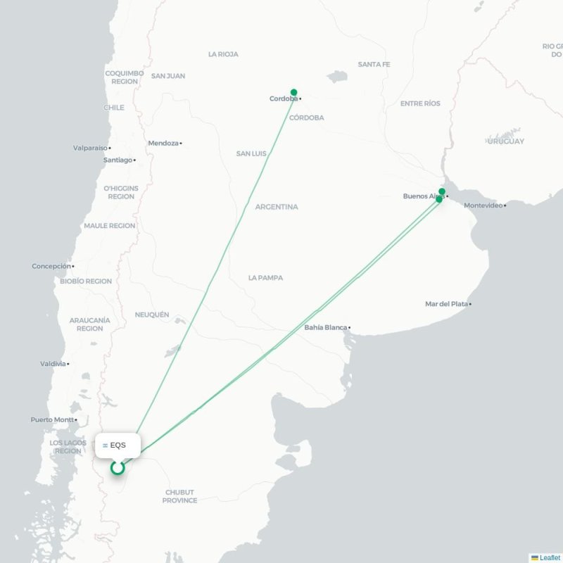 EQS - COR route map