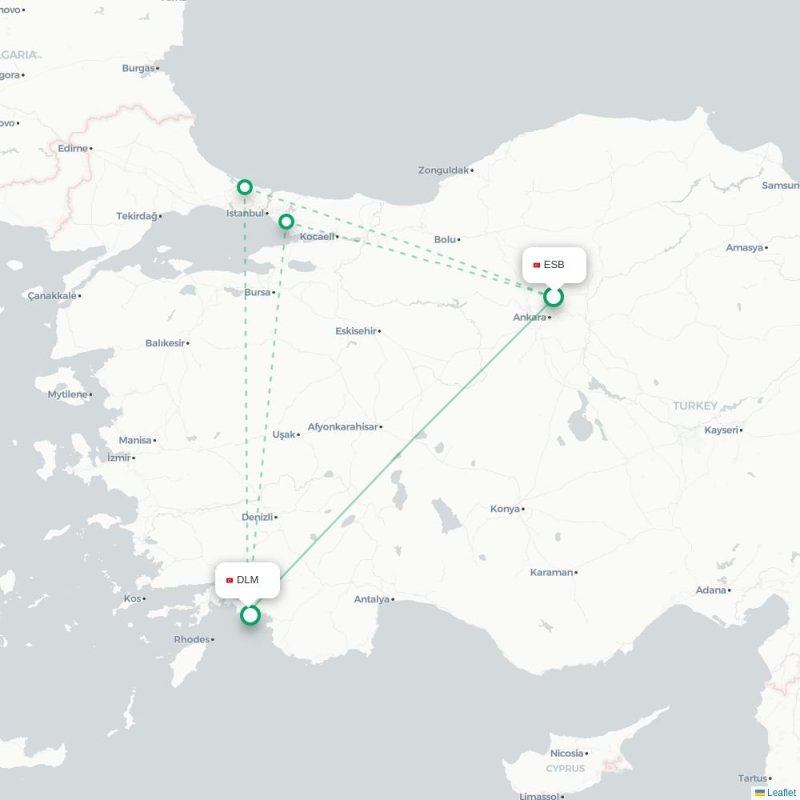ESB - DLM route map