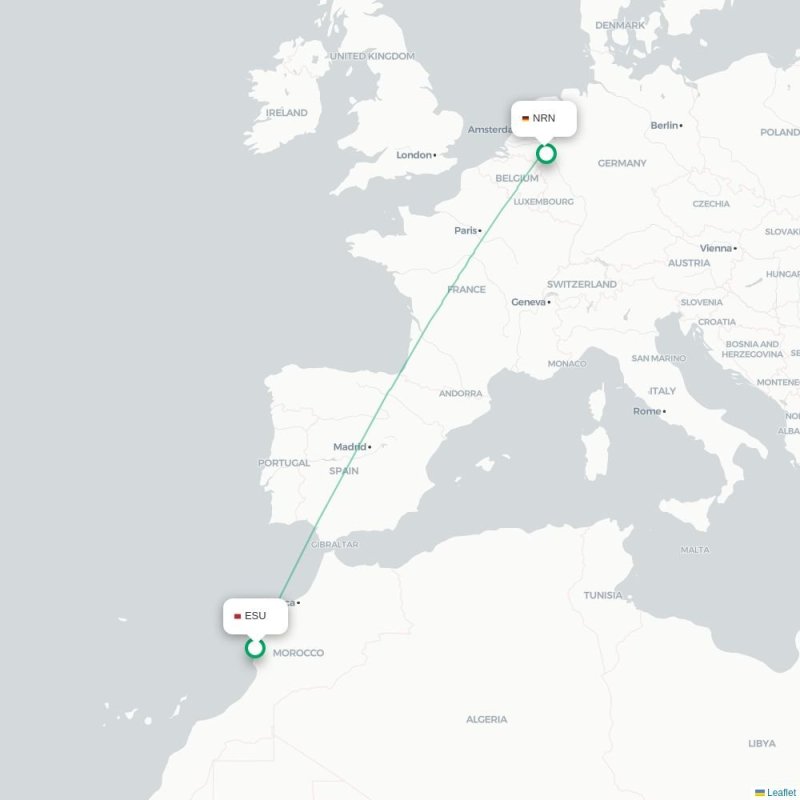 ESU - NRN route map