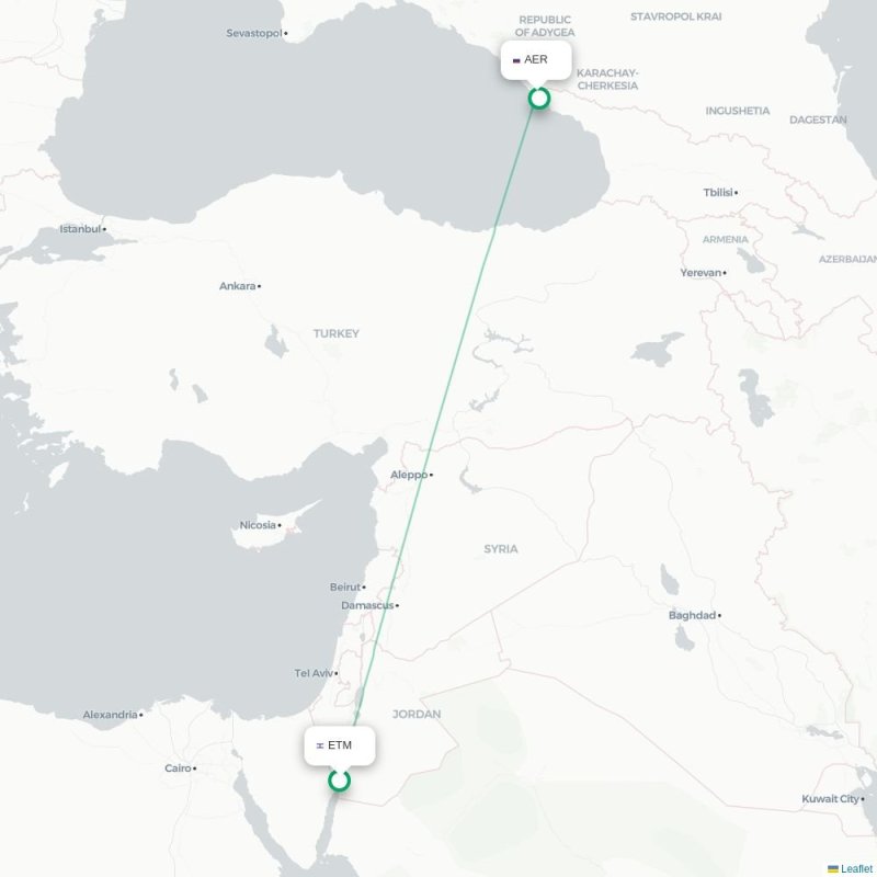 ETM - AER route map