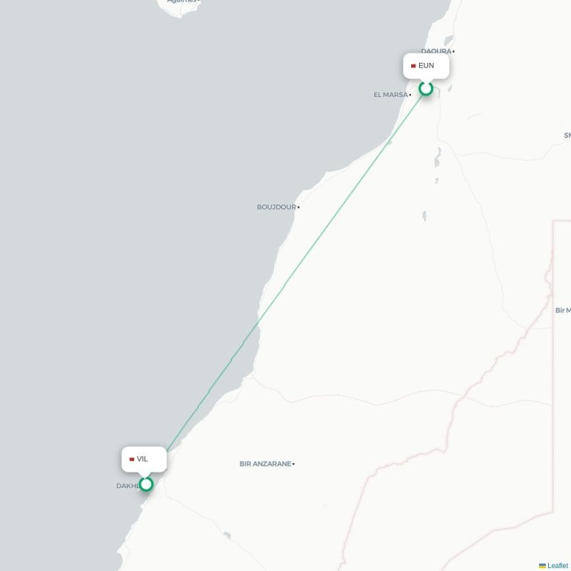 EUN - VIL route map