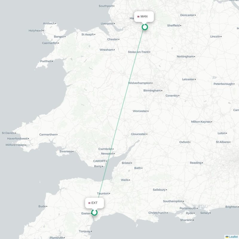 EXT - MAN route map