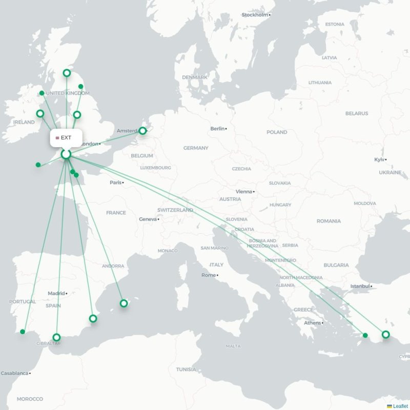 EXT - EDI route map