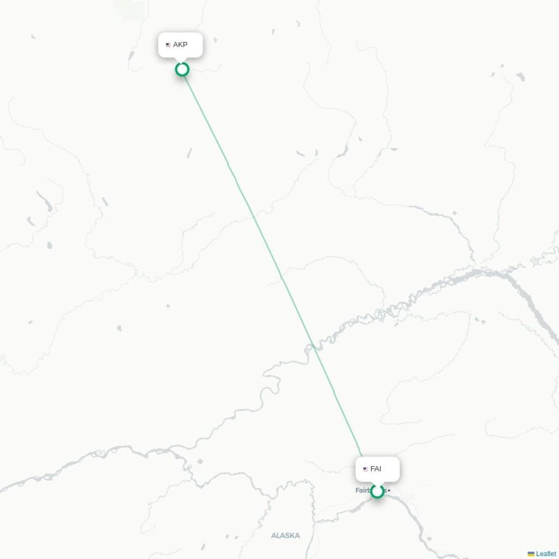 FAI - AKP route map