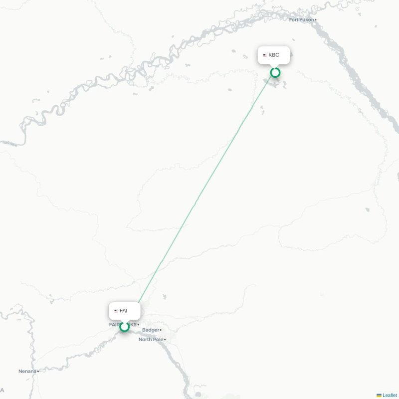 FAI - KBC route map