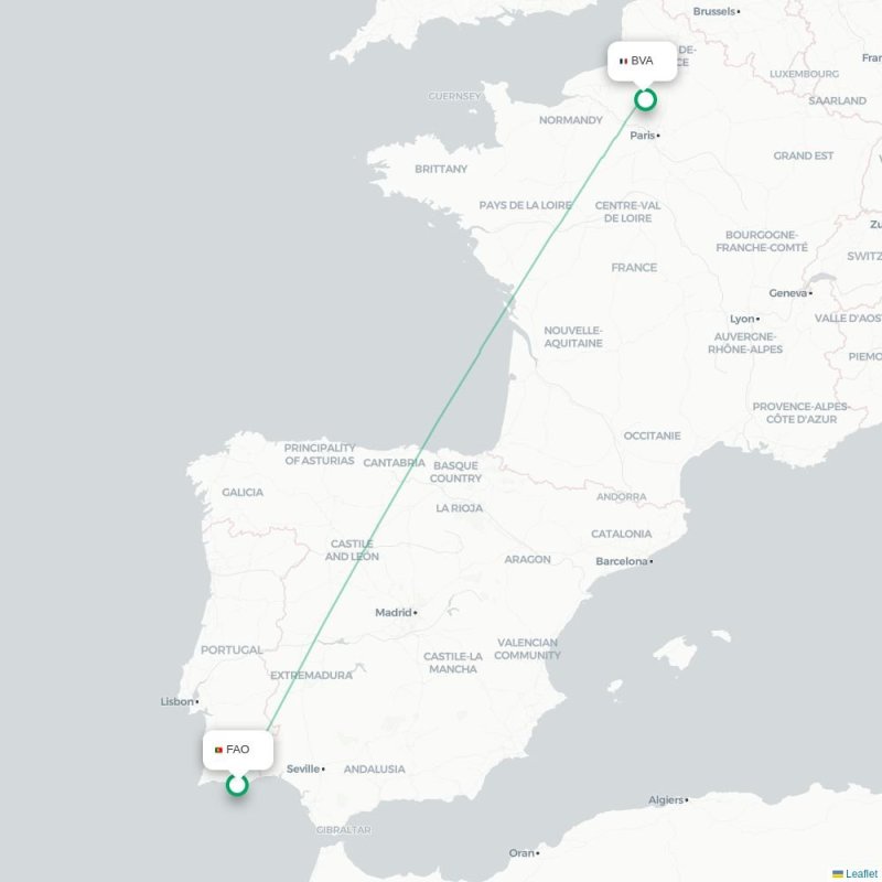 FAO - BVA route map